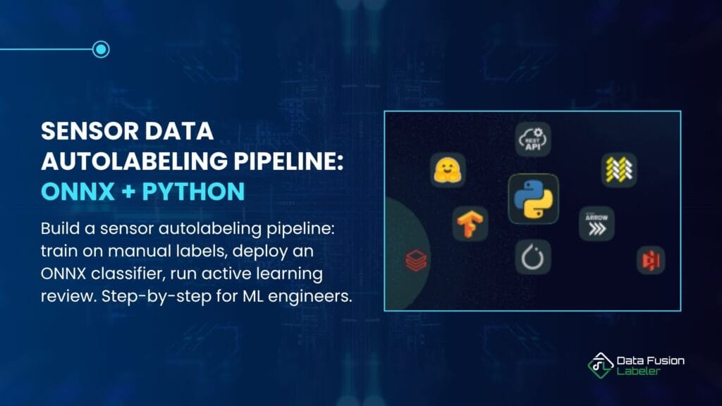 Sensor Data Autolabeling Pipeline ONNX + Python